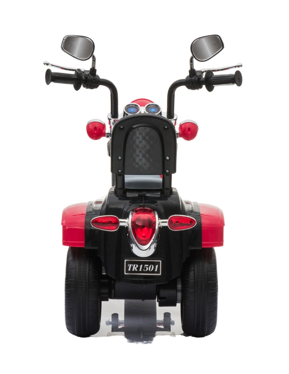 PINGÜE® Motocicleta Eléctrica Estilo Chopper Harley Davidson | Batería 6V, Avance/Atrás, Ruedas Traseras Motorizadas | Seguro y Divertido | ATV/Todo Terreno