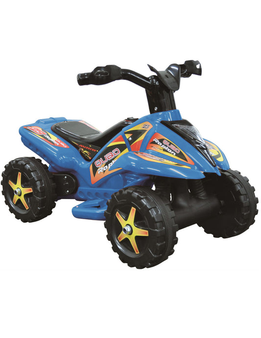 PINGÜE® Motocicleta Eléctrica tipo Estilo Cuatrimoto ATV Todo Terreno | Batería 6V | Avance/Atrás, Ruedas Traseras Motorizadas | Seguro y Divertido