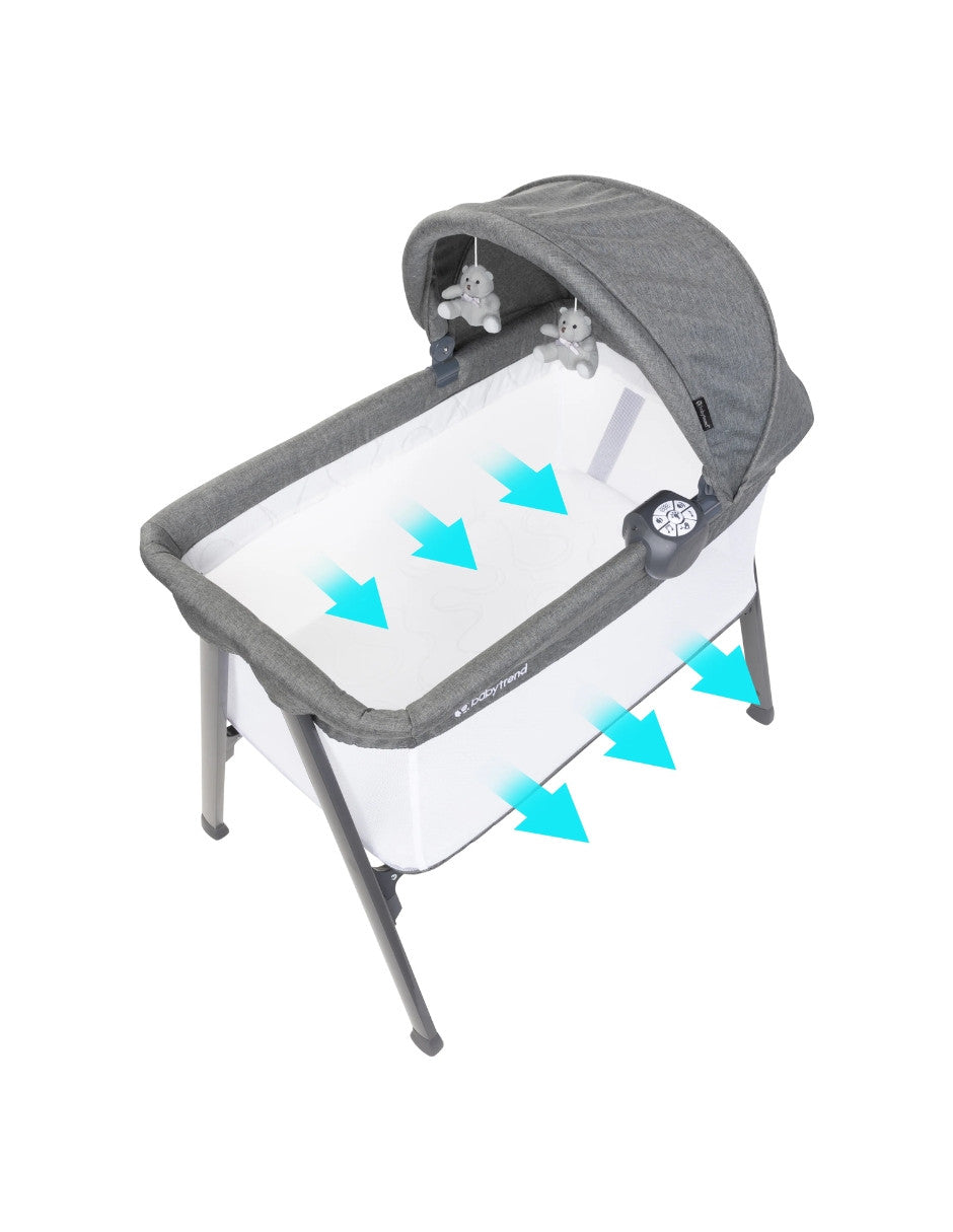 Baby Trend Moisés Grande Lil Snooze | Pequeños Descansos | Moisés Grande 1 Pieza