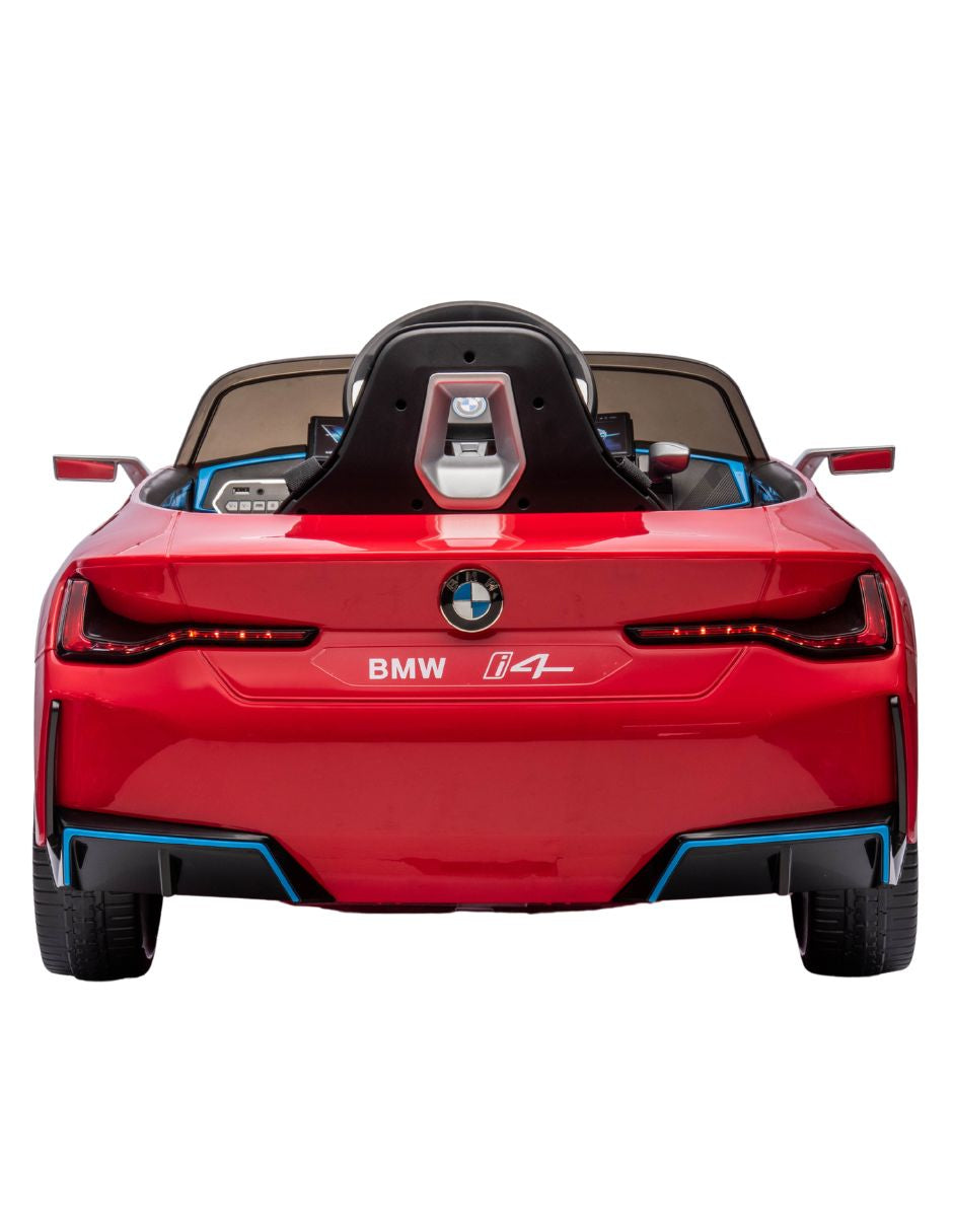 PINGÜE® Montable Eléctrico Niños BMW® I4 - Licencia Oficial | Control Remoto 2.4 GHz | Batería 6V 4AH |8 Km/h | 1 Motor 390 |Luces LED, Música, Radio|