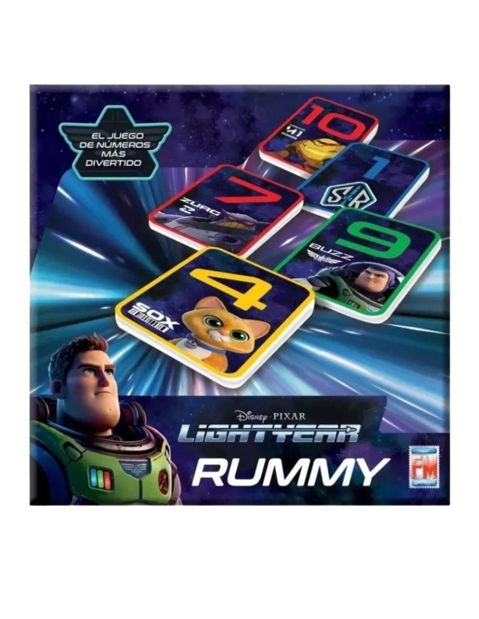 PINGÜE® Games | Paquete Juego de Mesa Familiar | Turista Universal + Rummy Lightyear | Licencias Universal Studios y Disney. Juegos Mesa.