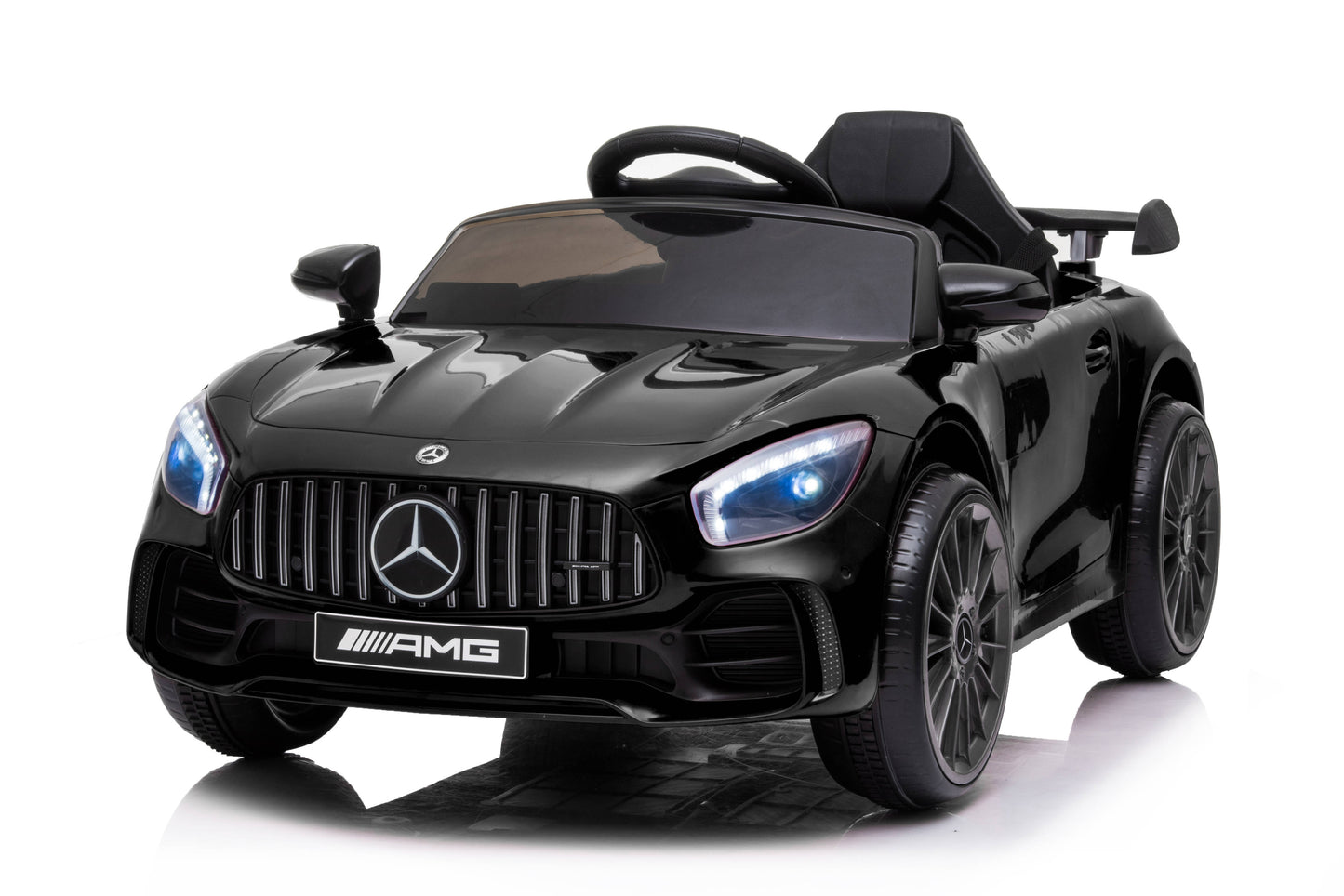 PINGÜE® Montable Eléctrico Niños Mercedes Benz® GT R - Licencia Oficial | Control Remoto 2.4 GHz | Batería 12V 4.5AH |8 Km/h | 2 Motores 380 |Luces LED, Música, Radio|