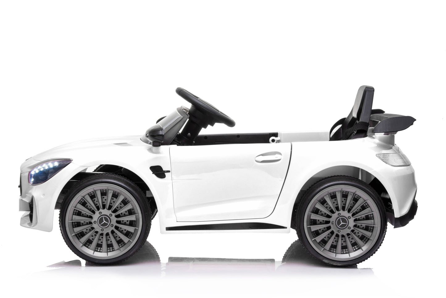 PINGÜE® Montable Eléctrico Niños Mercedes Benz® GT R - Licencia Oficial | Control Remoto 2.4 GHz | Batería 12V 4.5AH |8 Km/h | 2 Motores 380 |Luces LED, Música, Radio|