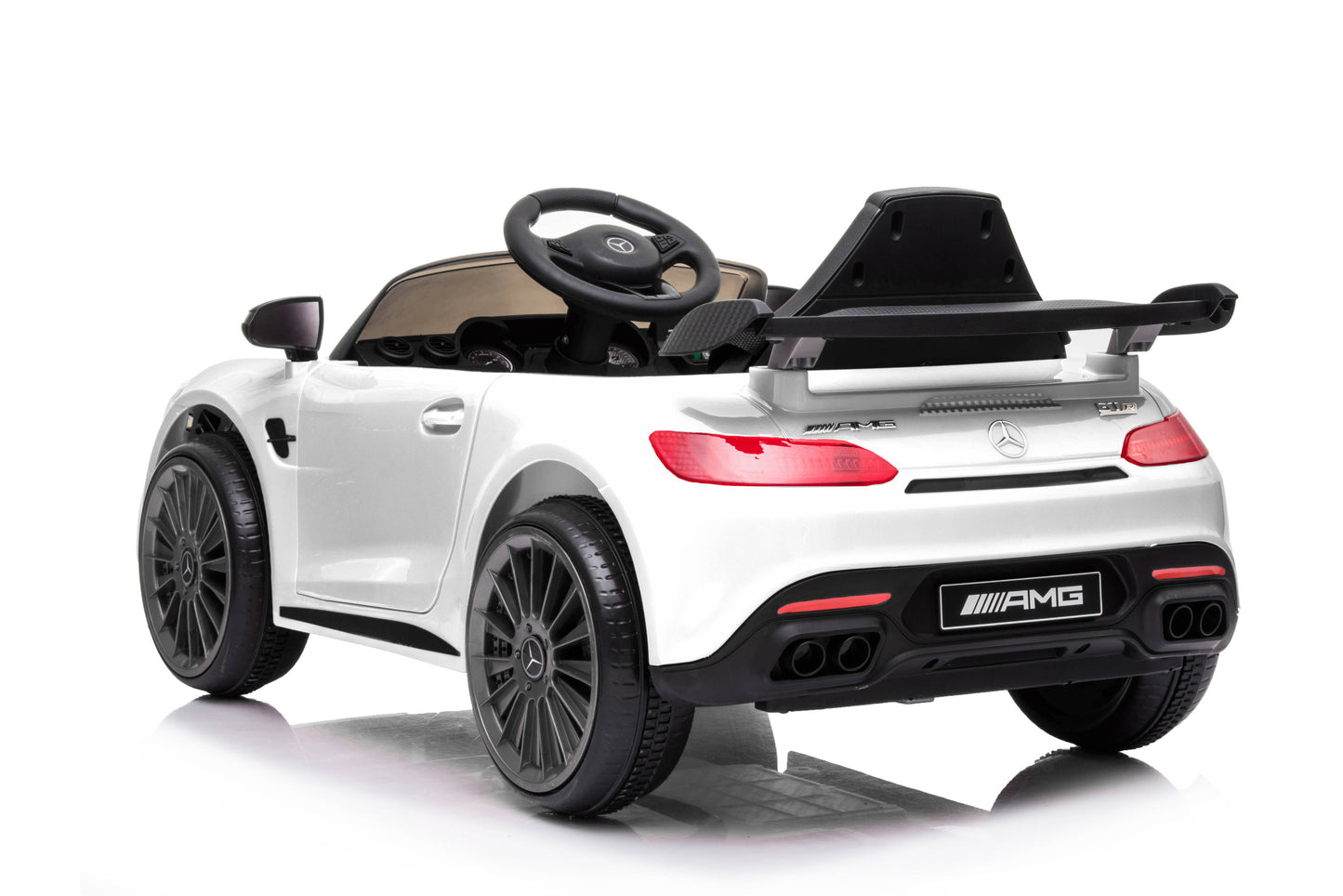 PINGÜE® Montable Eléctrico Niños Mercedes Benz® GT R - Licencia Oficial | Control Remoto 2.4 GHz | Batería 12V 4.5AH |8 Km/h | 2 Motores 380 |Luces LED, Música, Radio|
