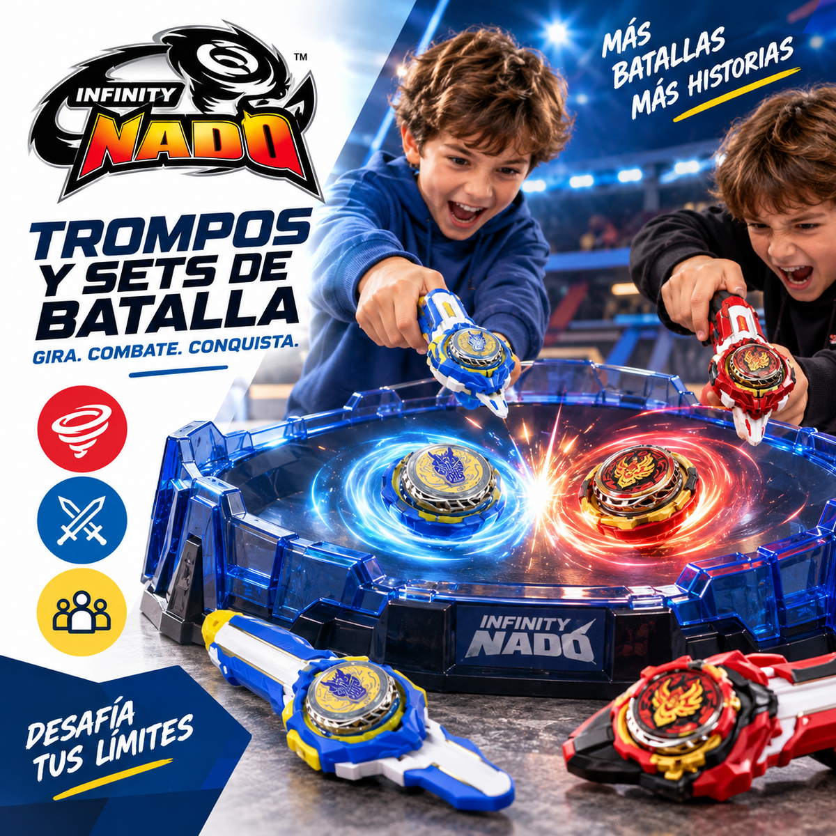 Infinity Nado - Alpha Group | Trompos de Batalla | Tops