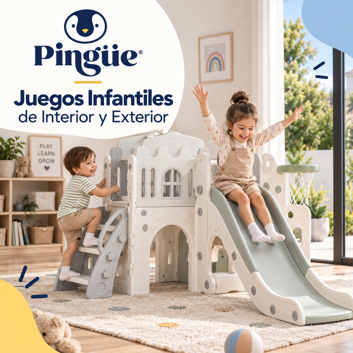PINGÜE® Juegos Infantiles de Interior y Exterior