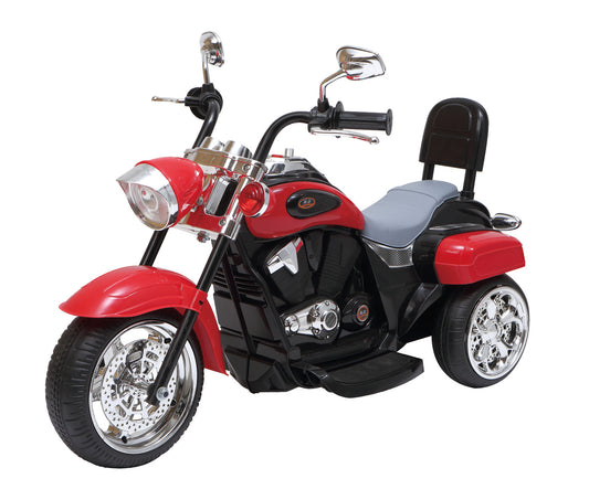 PINGÜE® Motocicleta Eléctrica Estilo Chopper Harley Davidson | Batería 6V, Avance/Atrás, Ruedas Traseras Motorizadas | Seguro y Divertido | ATV/Todo Terreno