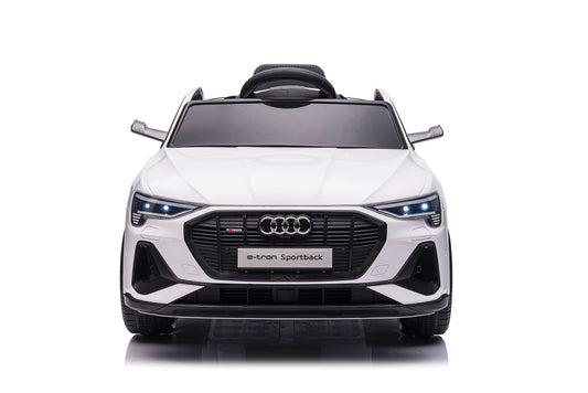 PINGÜE® Montable Eléctrico Niños AUDI® E-Tron Sportback Licencia Oficial | Control Remoto 2.4 GHz | Batería 12V 4.5AH |8 Km/h | 2 Motores 390 |Luces LED, Música, Radio