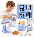 PINGÜE® Role Play Set de Cocina Trendy 4 Piezas Azul Pastel