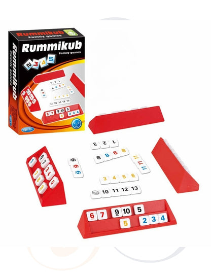 PINGÜE® Games STEM | Rummikub | Juego de Mesa Rummy Clásico y Familiar para 4 Jugadores (+8 años) | Juegos Mesa para toda la familia