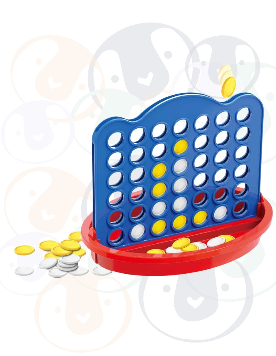 PINGÜE® Games STEM | Juego de Mesa 4 en Línea, Conecta 4 Clásico, Juego de Estrategia Familiar (4+ años) | Juegos Mesa para toda la familia |