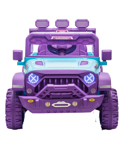 PINGÜE® Montable Eléctrico Niños Jeep Unicornio 12V 7AH | Control Remoto 2.4 GHz | Batería 12V 7AH |8 Km/h | 2 Motores 35W |Luces LED, Música, Radio|