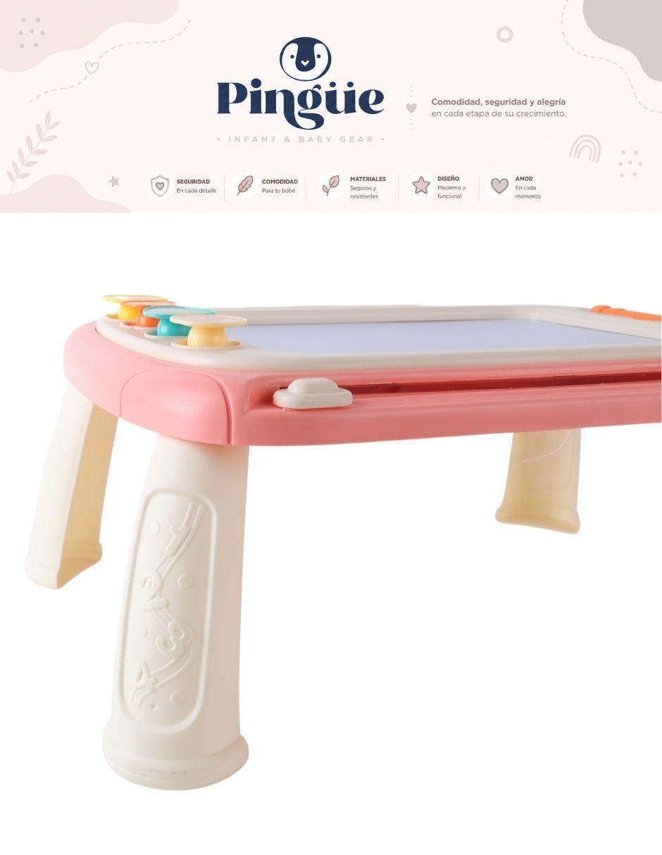 PINGÜE® Bebés Mesa de Dibujo y Actividades Multifuncional