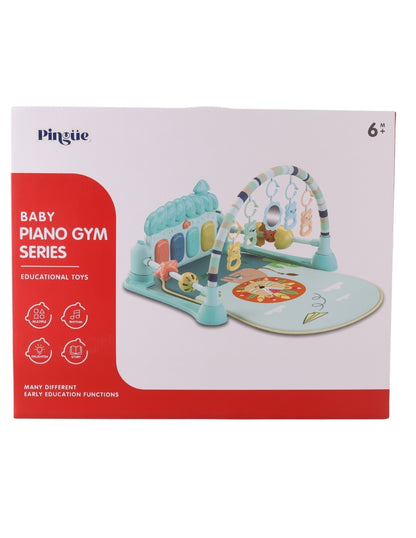 PINGÜE® Bebés | Gimnasio interactivo con tapete musical para bebé | Estimulación temprana con luces, sonidos y pataditas.