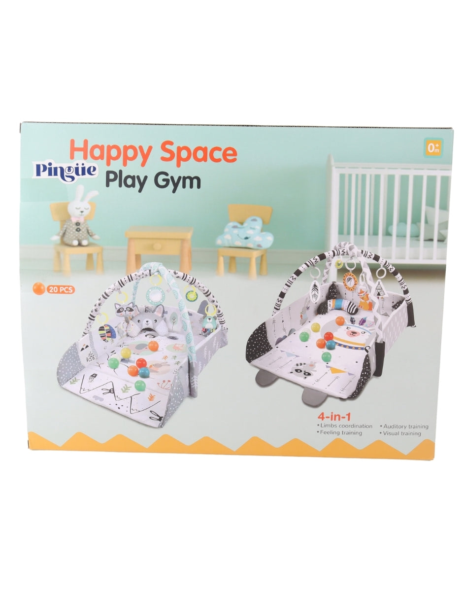 PINGÜE® Bebés | Corral, gimnasio y tapete de juego 4 en 1 para bebé | Modelo Ocean Ball, con alberca de pelotas y actividades interactivas.