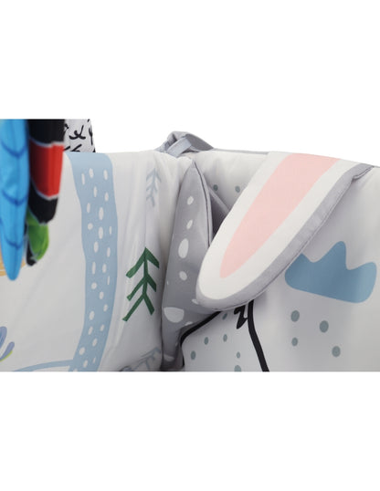 PINGÜE® Bebés | Corral, gimnasio y tapete de juego 4 en 1 para bebé | Modelo Ocean Ball, con alberca de pelotas y actividades interactivas.