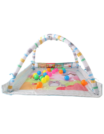 PINGÜE® Bebés | Gimnasio para bebé con alberca de pelotas y corral | Tapete de juegos para estimulación temprana.