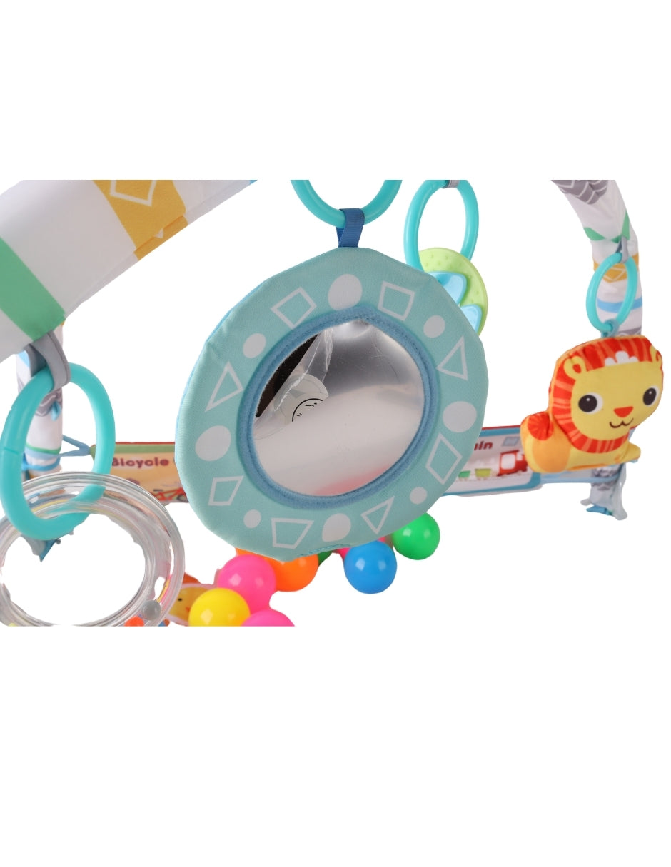 PINGÜE® Bebés | Gimnasio para bebé con alberca de pelotas y corral | Tapete de juegos para estimulación temprana.