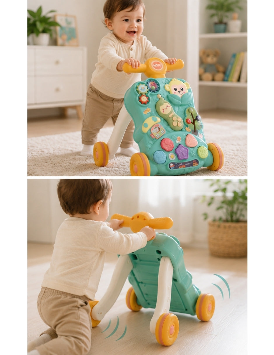 PINGÜE® Bebés Andadera Musical Multifuncional con Luces y Sonidos