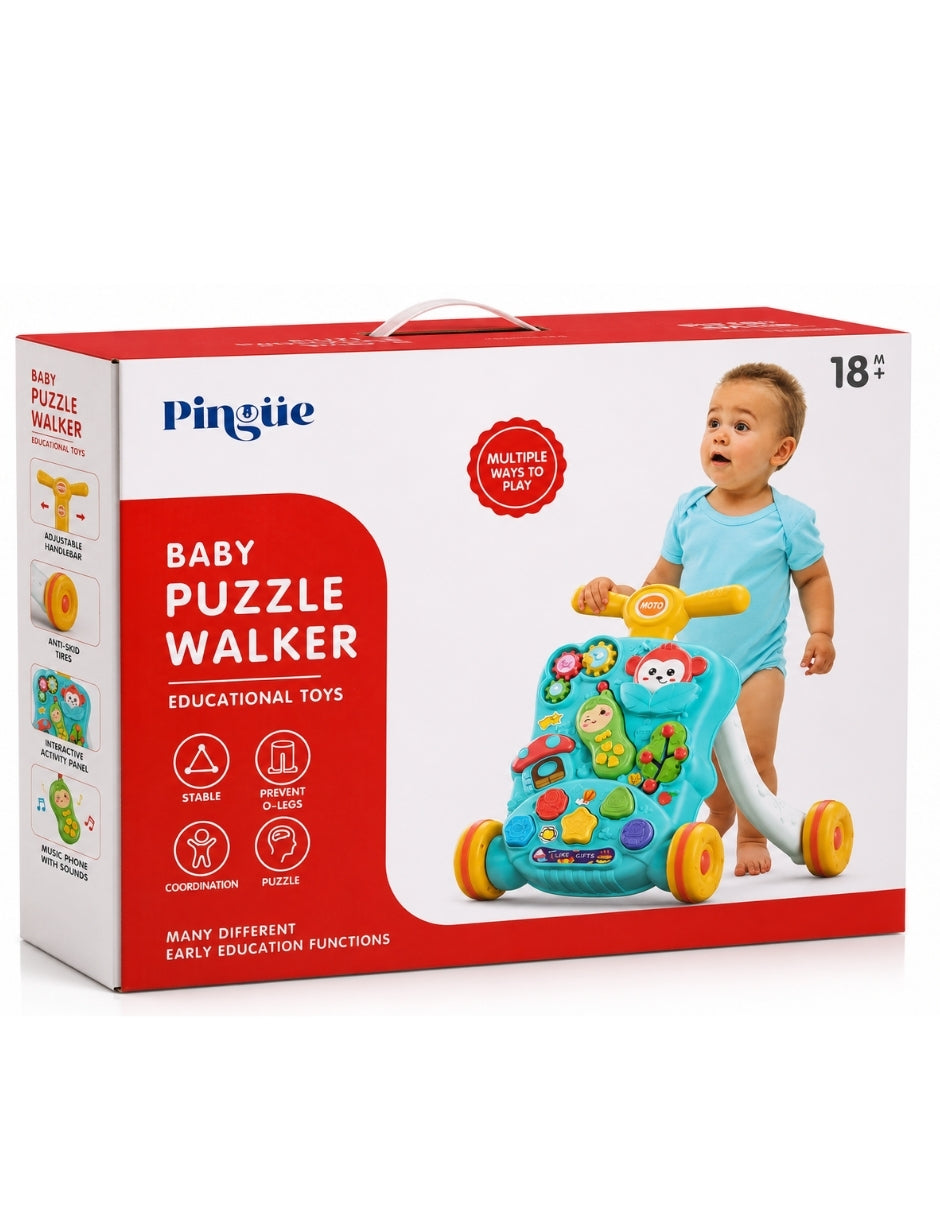 PINGÜE® Bebés Andadera Musical Multifuncional con Luces y Sonidos