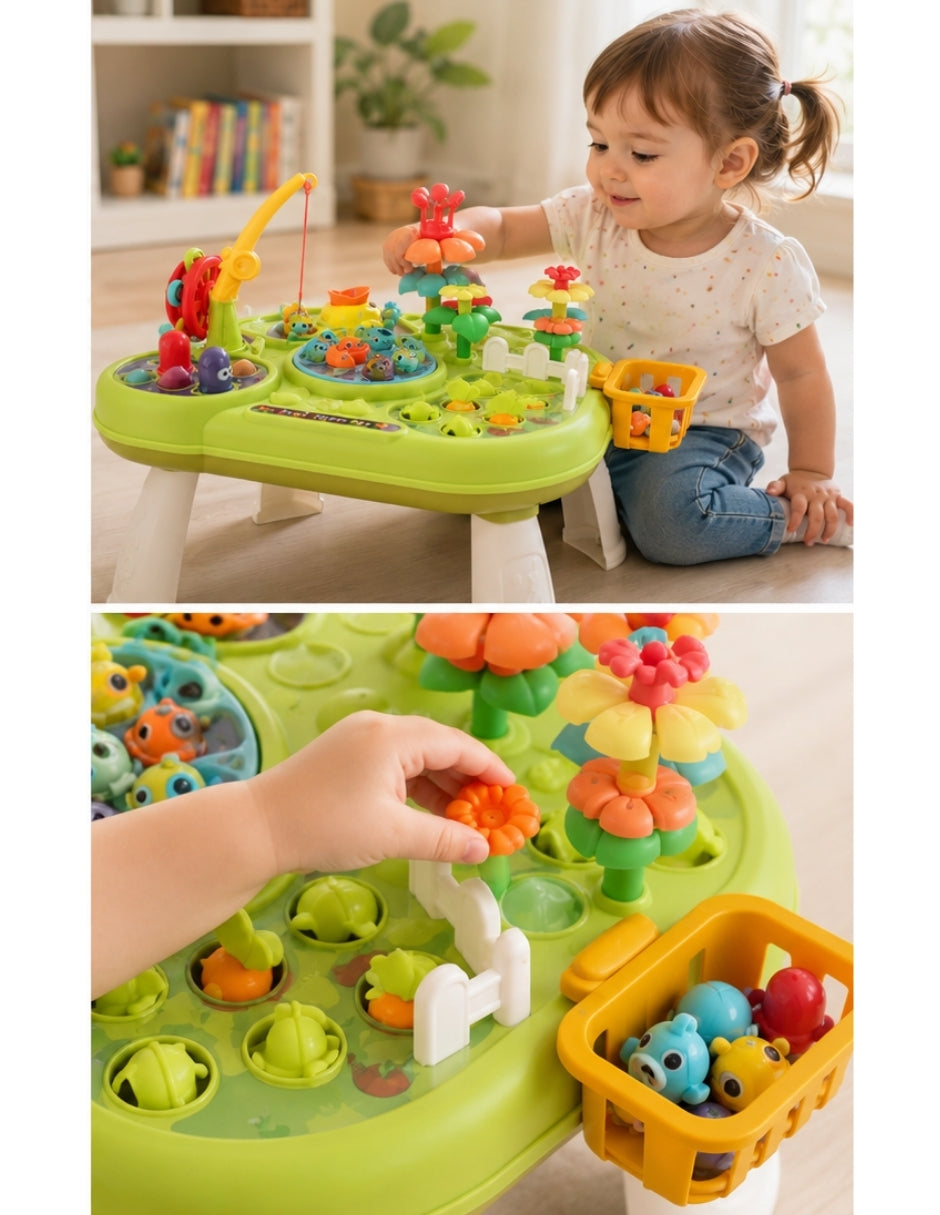 PINGÜE® Bebés Mesa de Actividades Montessori con Aprendizaje STEM
