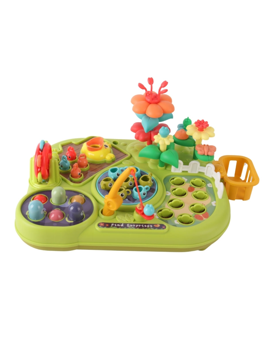 PINGÜE® Bebés | Mesa de actividades educativa para bebé | Juego de mesa Montessori con aprendizaje STEM.