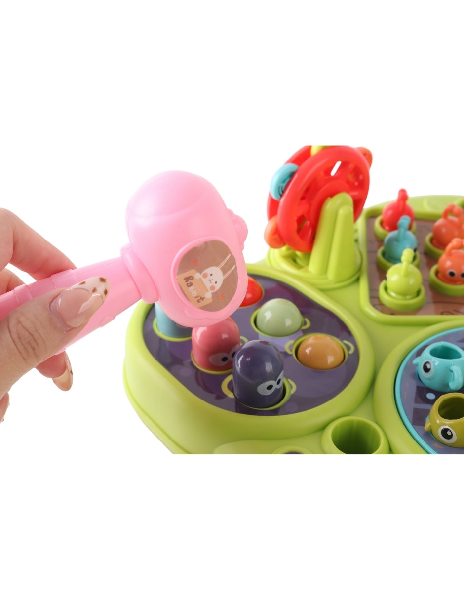 PINGÜE® Bebés | Mesa de actividades educativa para bebé | Juego de mesa Montessori con aprendizaje STEM.