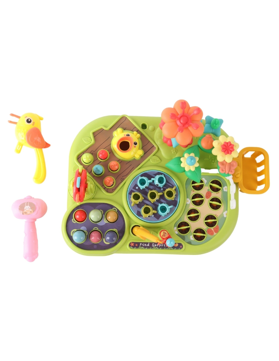 PINGÜE® Bebés | Mesa de actividades educativa para bebé | Juego de mesa Montessori con aprendizaje STEM.