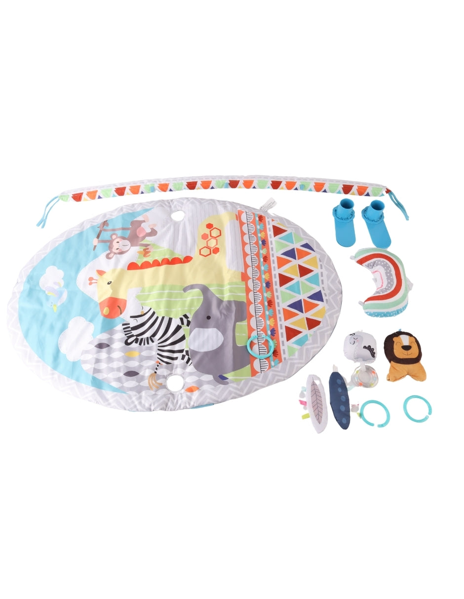 PINGÜE® Bebés | Tapete y gimnasio de juego para bebé con actividades y colchón acolchado | Centro de desarrollo y estimulación temprana.