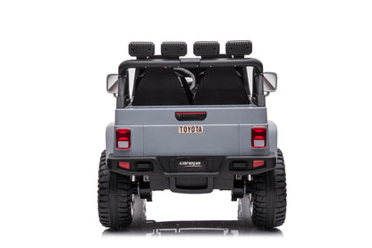 PINGÜE® Montable Eléctrico Toyota FJ-40 | Control Remoto 2.4 GHz | Batería 12V 7AH |8 Km/h | 2 Motores 550 |Luces LED, Música, Radio
