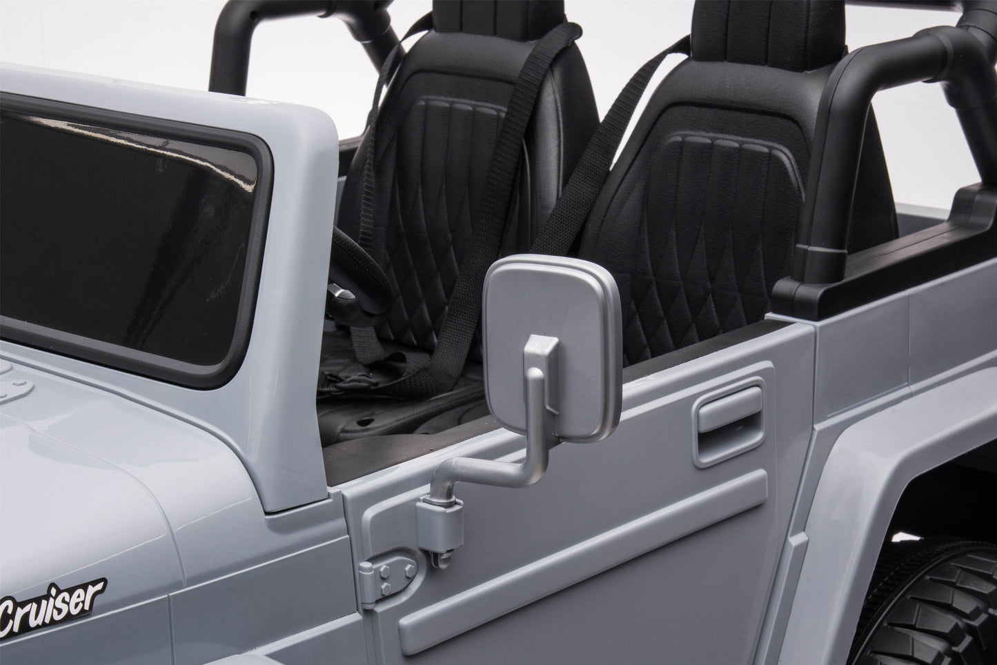 PINGÜE® Montable Eléctrico Toyota FJ-40 | Control Remoto 2.4 GHz | Batería 12V 7AH |8 Km/h | 2 Motores 550 |Luces LED, Música, Radio