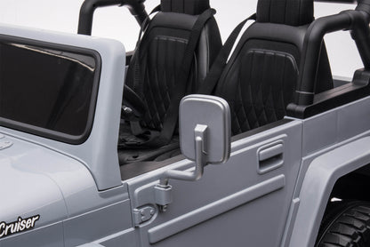 PINGÜE® Montable Eléctrico Toyota FJ-40 | Control Remoto 2.4 GHz | Batería 12V 7AH |8 Km/h | 2 Motores 550 |Luces LED, Música, Radio