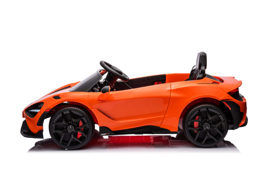PINGÜE® Montable Eléctrico Niños McLaren® 765LT - Licencia Oficial | Control Remoto 2.4 GHz | Batería 12V 4.5AH |8 Km/h | 2 Motores 390 |Luces LED, Música, Radio|