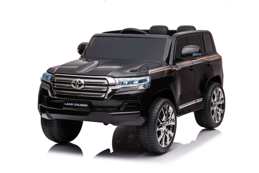 PINGÜE® Montable Eléctrico para Niños Toyota® Land Cruiser® GXR - Licencia Oficial | Control Remoto 2.4 GHz, 24V, Luces LED, Radio, Música | 2 Motores
