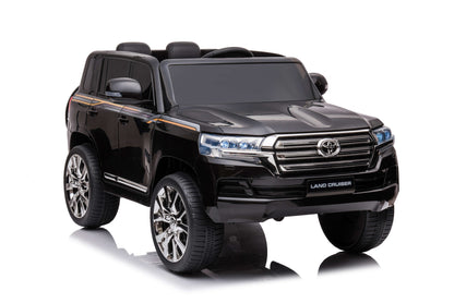 PINGÜE® Montable Eléctrico para Niños Toyota® Land Cruiser® GXR - Licencia Oficial | Control Remoto 2.4 GHz, 24V, Luces LED, Radio, Música | 2 Motores