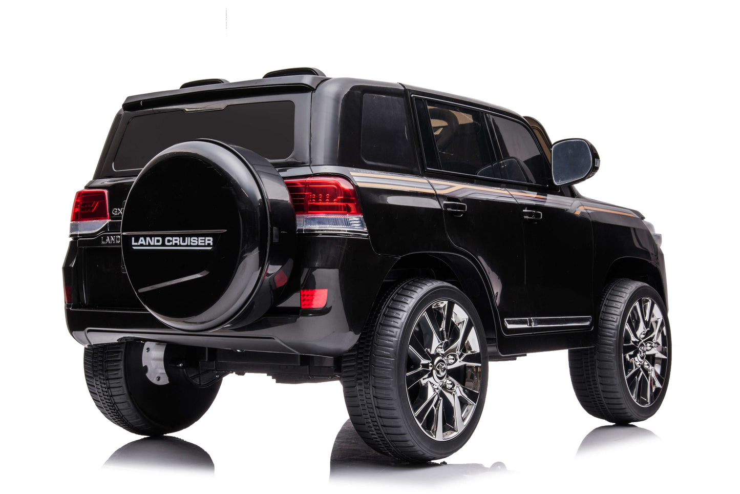 PINGÜE® Montable Eléctrico para Niños Toyota® Land Cruiser® GXR - Licencia Oficial | Control Remoto 2.4 GHz, 24V, Luces LED, Radio, Música | 2 Motores