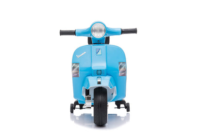 PINGÜE® Motocicleta Montable Eléctrica para Niños Vespa PX150 - Licencia Oficial | Batería 6V 4.5AH |Música, Pedal, Suspensión de Resorte | Ruedas de Soporte y Balance