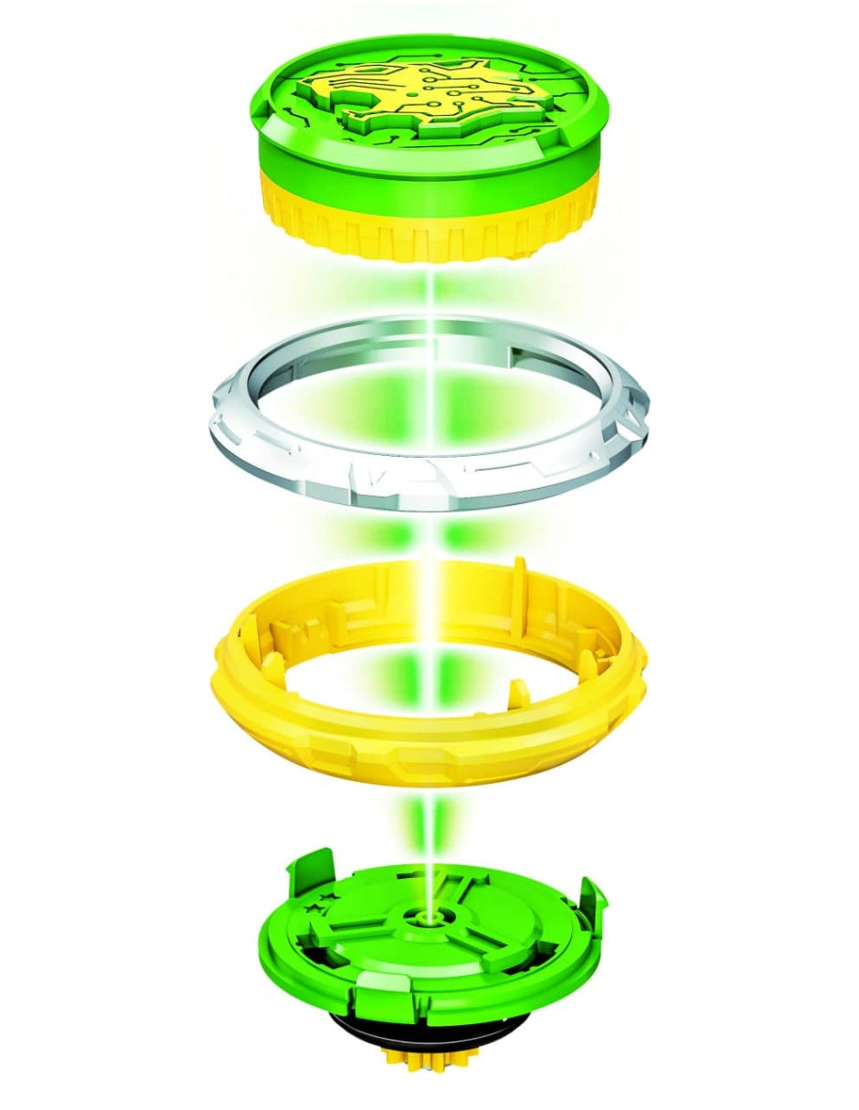 Infinity Nado VI | Set de Batalla Paquete Inicial | Infinity Nado | Playset | Edición de Lujo | Trompos Metálicos | Lanzadores Magnéticos | 2 Jugadores |