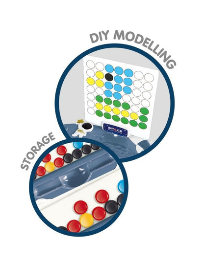 PINGÜE® Magnetic | Tablero de Dibujo Magnético Grande para Niños | 52 Cuentas y 7 Tarjetas de Dibujo | Juguete Educativo para Preescolares (3+ años) | STEM | Juguetes Niños y Niñas.