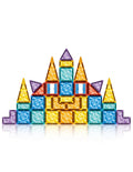PINGÜE® Magnetic | Set de Bloques de Construcción Magnéticos 3D | 45 Piezas | Castillo de Cristal | STEM | Juguetes Niños y Niñas.