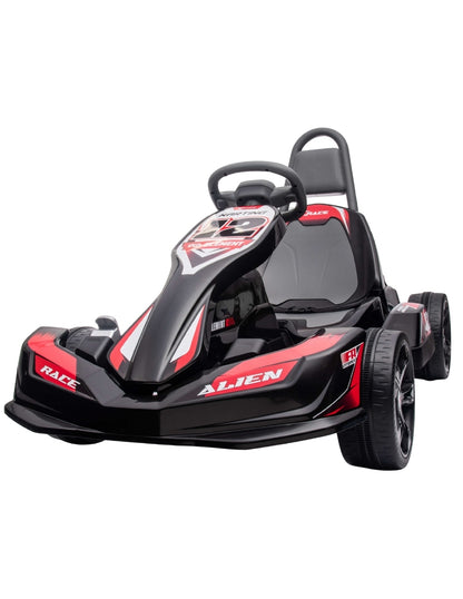 PINGÜE® Montable Eléctrico Niños Tipo Go-Kart | Control Remoto 2.4 GHz | Batería 12V 7AH |8 Km/h | 2 Motores 35W |Luces LED, Música, Radio|