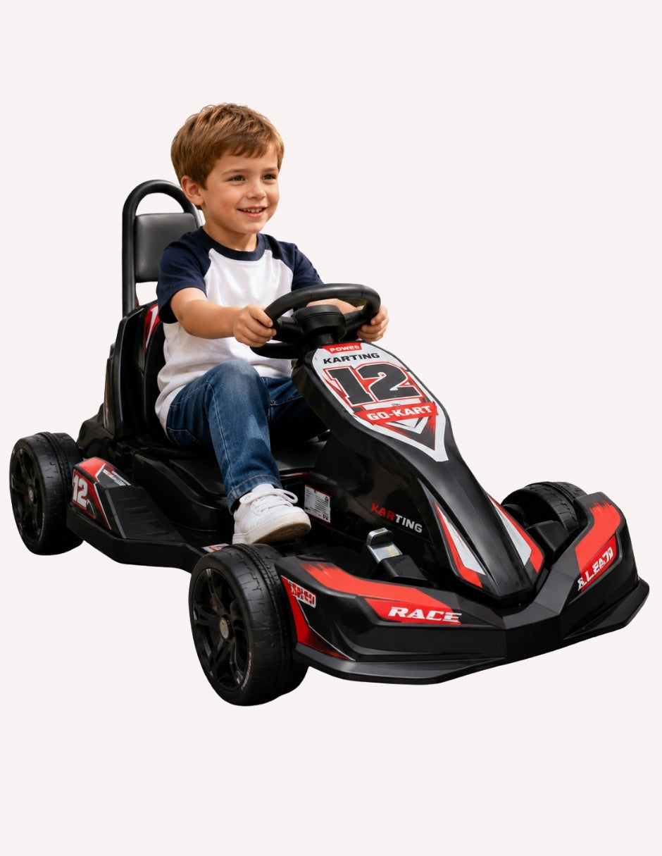 PINGÜE® Montable Eléctrico Tipo Go-Kart 12V con Control Remoto