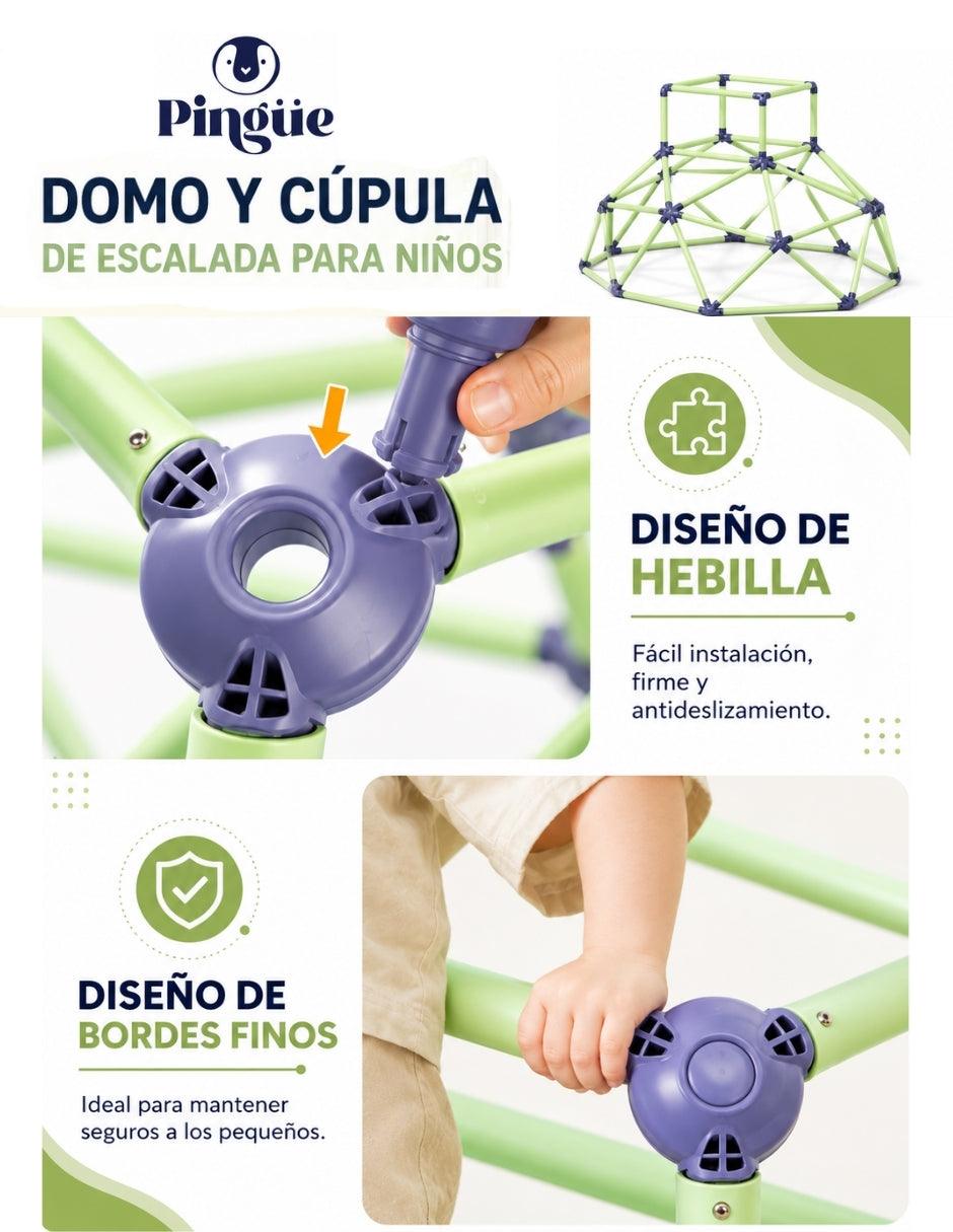PINGÜE® Outdoors Domo de Escalada Infantil 118 × 138 cm