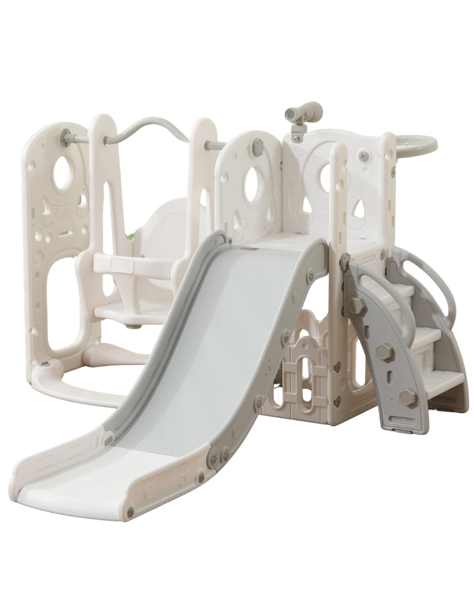 PINGÜE® Outdoors Parque Multijuegos Infantil 2 en 1 con Resbaladilla y Columpio