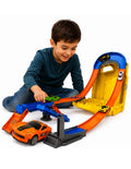 PINGÜE® City & Speed Garage Tipo Galón con Pista 1:64 para 12 Autos, Amarillo