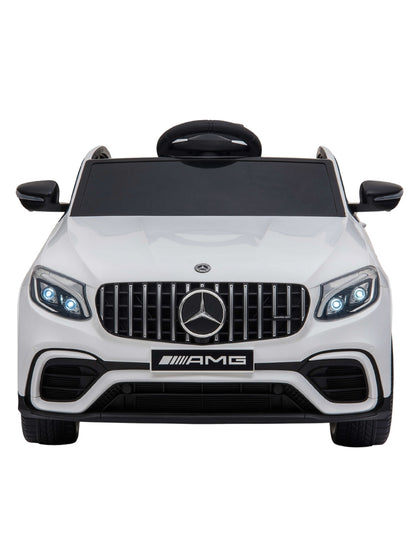 PINGÜE® Montable Eléctrico Niños Mercedes Benz®  AMG GLC63S COUPE Licencia Oficial | Control Remoto 2.4 GHz | Batería 12V 7AH |8 Km/h | 2 Motores 540 | Luces LED, Música, Radio| WHITE