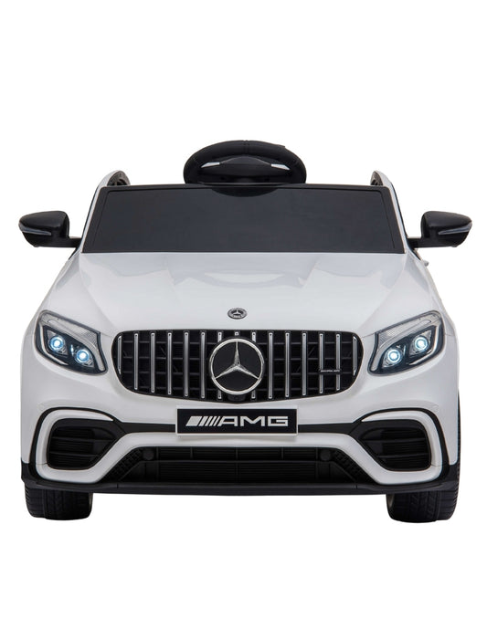 PINGÜE® Montable Eléctrico Niños Mercedes Benz®  AMG GLC63S COUPE Licencia Oficial | Control Remoto 2.4 GHz | Batería 12V 7AH |8 Km/h | 2 Motores 540 | Luces LED, Música, Radio| WHITE