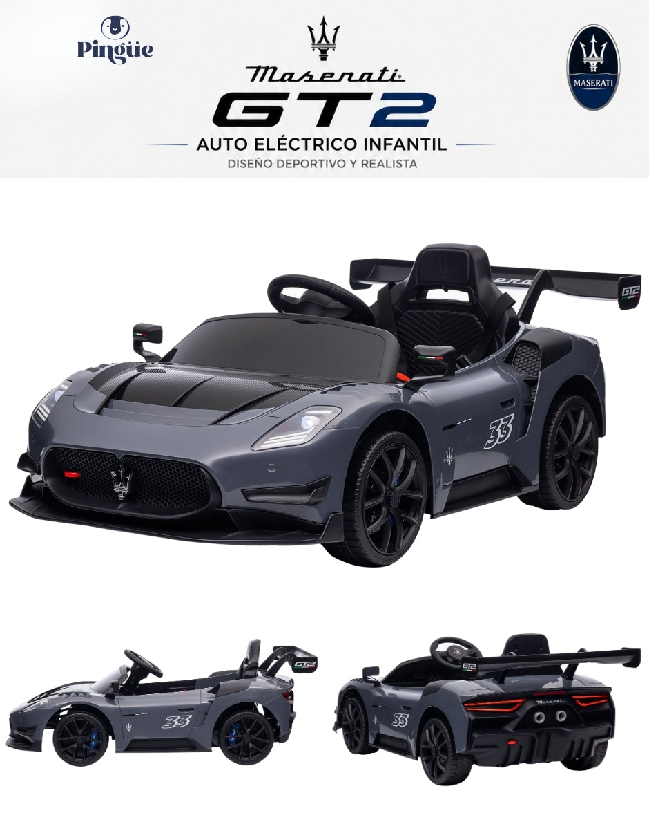 PINGÜE® Maserati® GT2 Montable Eléctrico 12V con Control Remoto