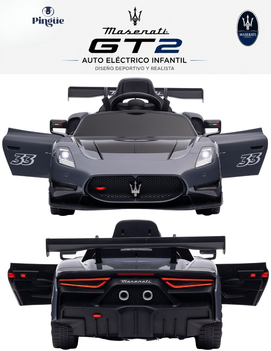 PINGÜE® Maserati® GT2 Montable Eléctrico 12V con Control Remoto