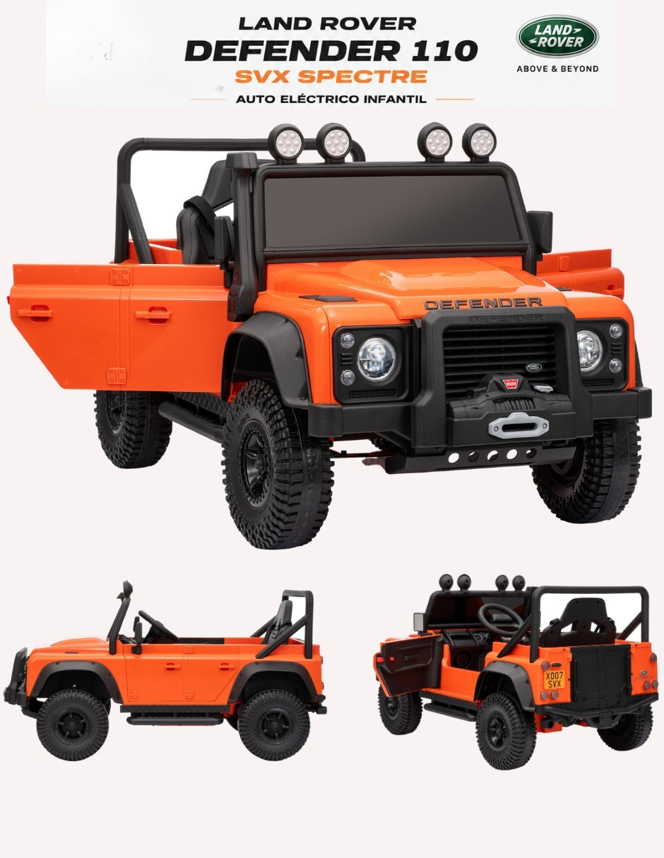 PINGÜE® Land Rover® Defender 110 SVX Montable Eléctrico 12V con Control Remoto